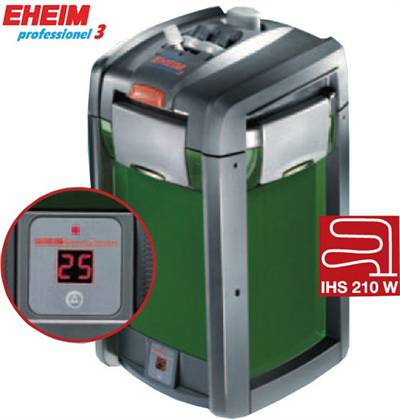 Eheim professional 3 250 buiten-thermofilter met filtermassa