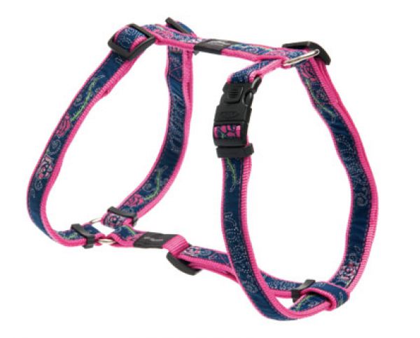 Rogz for dogs scooter tuig voor hond denim rose