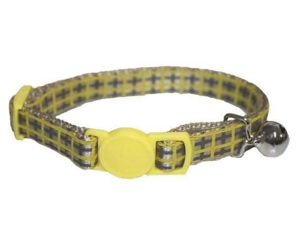 Little rascals kitten halsband voor kat geel