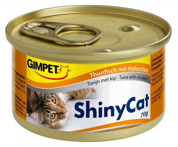 Shinycat tonijn/kip kattenvoer
