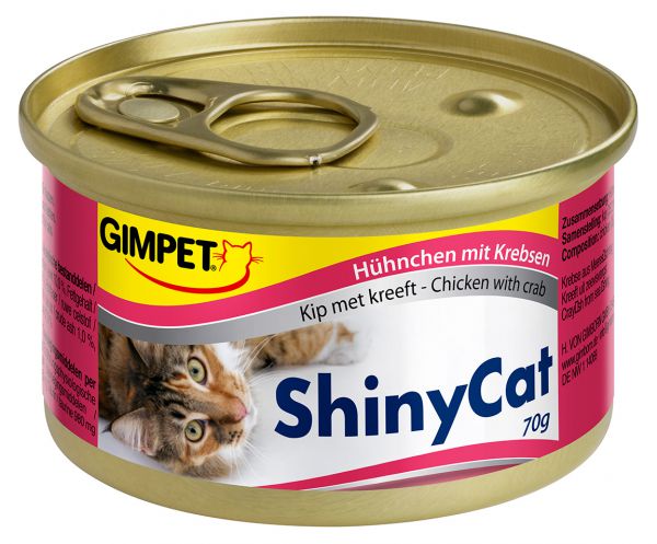 Shinycat kip/kreeft kattenvoer