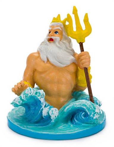 Ornament kleine zeemeermin koning triton mini