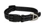 Rogz For Dogs Snake Halsband Voor Hond Zwart