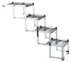 TRIXIE VOUWTRAP 4-DELIG ALUMINIUM / KUNSTSTOF / TPR TOT 75 KG
