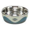 Trixie Voerbak Rvs / Silicone Wit / Grijs