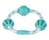 Trixie Denta Fun Koordring Met Natuurrubber Ballen Met Muntsmaak