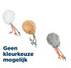 Trixie Bal Met Touwtjes Pluche Met Kattenmunt Assorti