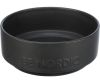 TRIXIE BE NORDIC VOERBAK HOND KERAMIEK / RUBBER ZWART