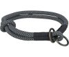 Trixie Halsband Voor Hond  Soft Half-slip Zwart / Grijs