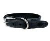 Sazzz Halsband Voor Hond  Boho Vintage Leer Antraciet