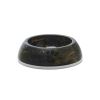 SAVIC VOERBAK DELICE 1 MARBLE ZWART / GOUD