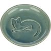 Trixie Voerbak Kat Katrelief Keramiek Blauw
