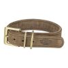 Trixie Halsband Voor Hond  Pure Leer Bruin