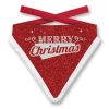 Plenty Gifts Kerst Bandana Merry Christmas Glitter Rood