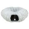 Trixie Harvey Pluche Speeltunnel / Donut Wit / Grijs