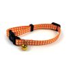 Happy Pet Tabby Patch Halsband Voor Kat  Ruit Oranje