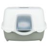Trixie Kattenbak Davio Top Outdoor Met Kap Grijs / Wit