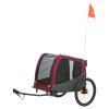 Trixie Hondenfietskat Grijs / Rood