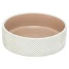 Trixie Voerbak / Drinkbak Patroon Keramiek Wit / Beige