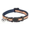 Trixie Halsband Voor Kat Gestreept Blauw / Oranje