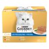Gourmet Gold Mousse Mixed Konijn / Rund / Kalf / Lam KATTENVOER