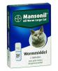 Mansonil Grote Kat All Worm Tabletten