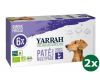 Yarrah Dog Alu Pate Multipack Chicken / Turkey Hondenvoer