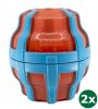 Kong Treat Spinner Voer / Snack Dispenser Oranje / Blauw