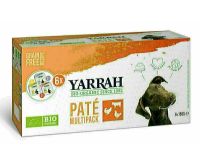 Yarrah organic hond multipack pate kalkoen / kip / rund hondenvoer