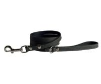Sazzz hondenriem fearless vintage leer antraciet