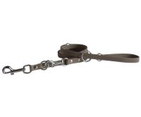 Sazzz hondenriem fearless vintage verstelbaar leer bruin