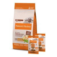 Natures Variety Adult Mini Chicken Graanvrij + 2 Freeze Dried Toppers Hondenvoer