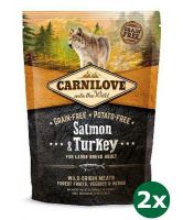 Carnilove salmon / turkey adult large breed hondenvoer