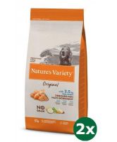 Natures variety original adult medium / maxi salmon no grain hondenvoer